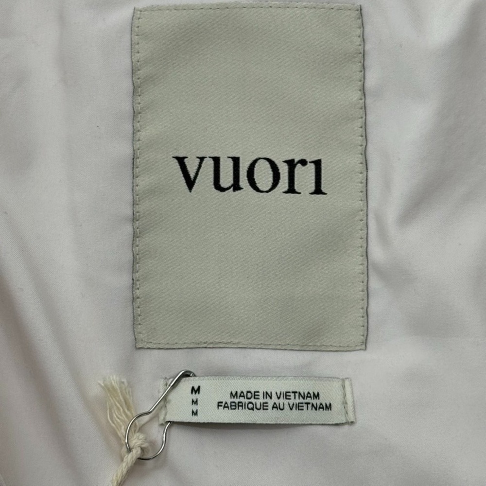 Vuori Lou Full Zip Jacket White Marshmallow Color Cozy Chic Fleece Sherpa M NEW - Picture 8 of 15